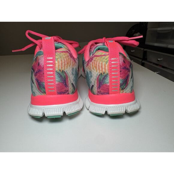 Skechers Flex Appeal Floral Bloom 12061 in Pink Multi Size 7.5 - Picture 3 of 8
